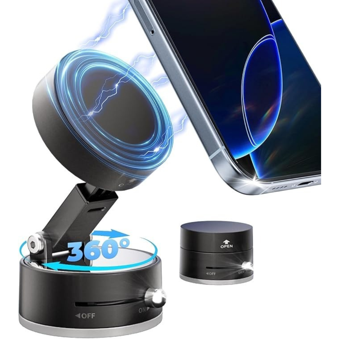 50% Off  Foldable Vacuum Magnetic Car Phone Holder