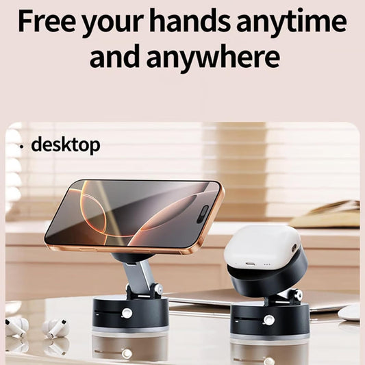 50% Off  Foldable Vacuum Magnetic Car Phone Holder